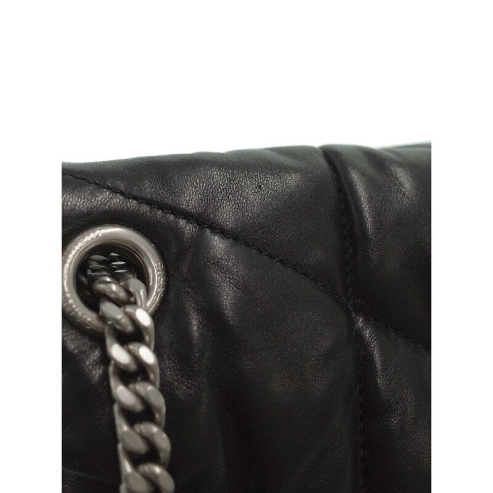 Saint Laurent Loulou Puffer shoulder bag Black soft nappa leather - Picture 7 of 9
